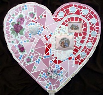 Mary's mosaic heart